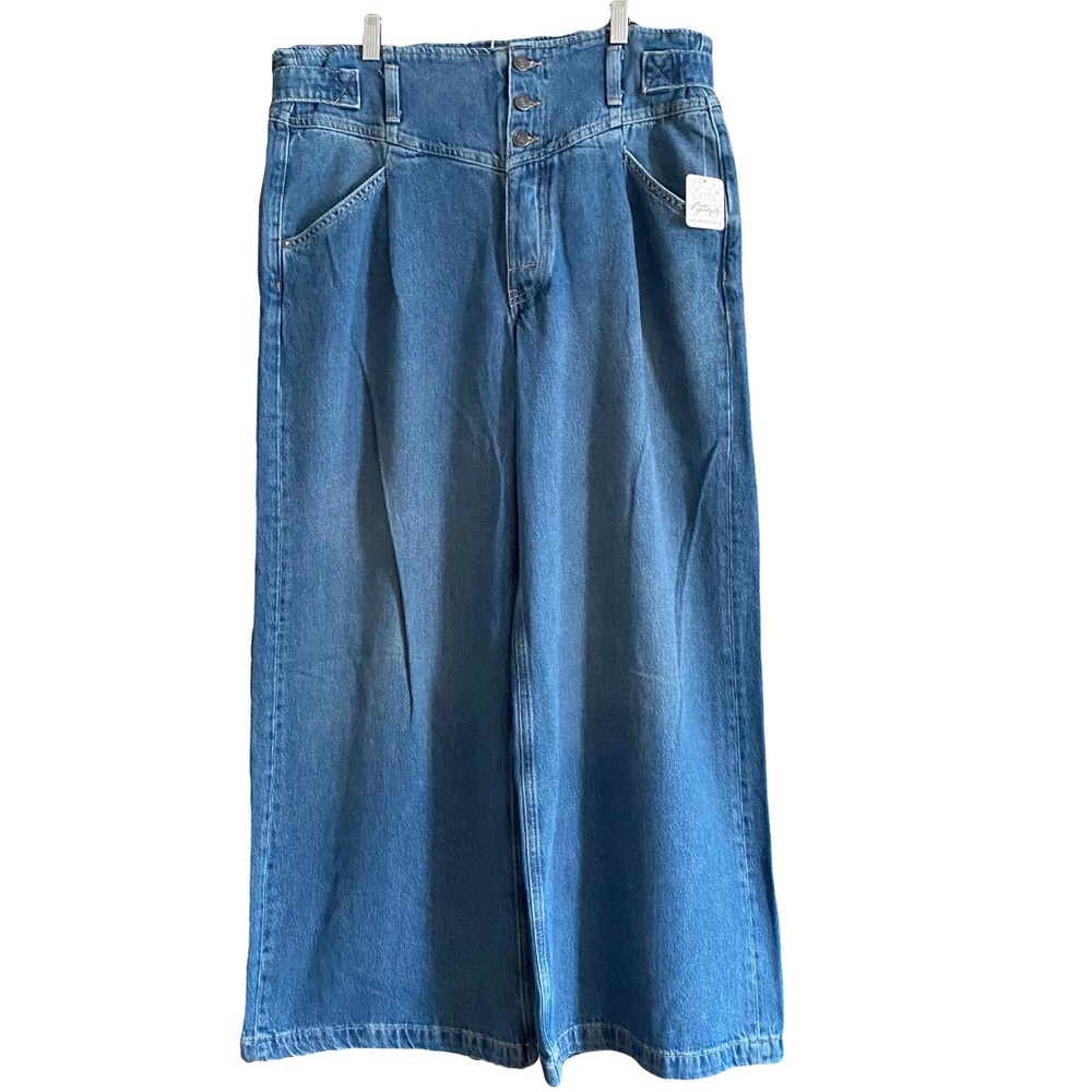 Free People wide leg jeans NEW